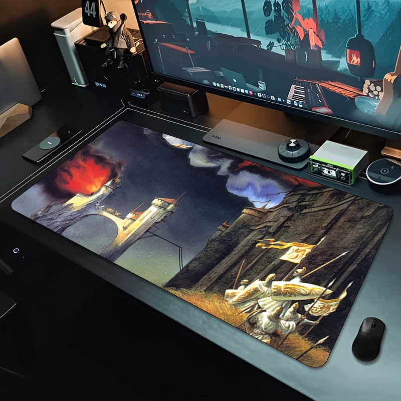Laptop Large Desk Mat Gaming Gamer Accessories L-Lord of the R-Rings Mouse Pad Computer Extended Rubber Carpet Office Mouse Mats