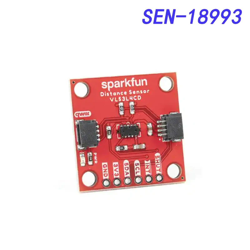 

SEN-18993 SparkFun Distance Sensor - 1.3 Meter, VL53L4CD (Qwiic)