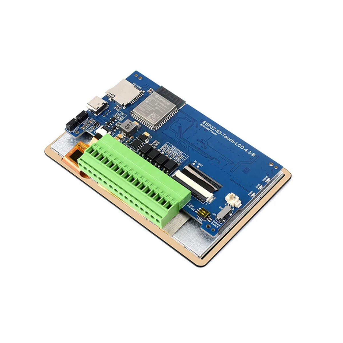 ESP32-S3 4,3 дюймовый емкостный сенсорный дисплей макетная плата 800X480 Поддержка WIFI Bluetooth бортовой CAN RS485 I2C порт