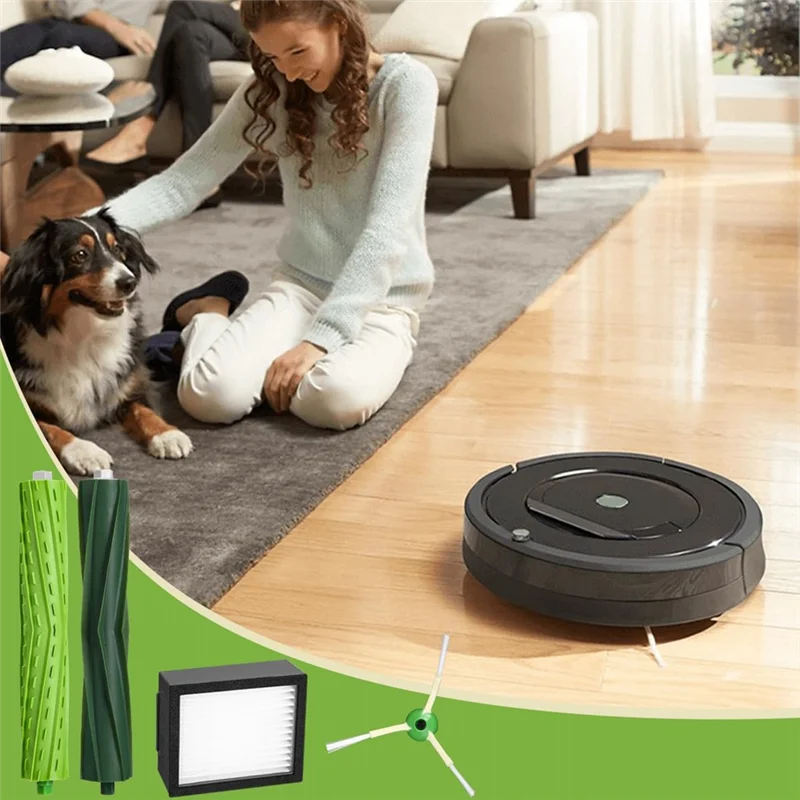 

ABRW-Для пылесоса Irobot Roomba I7 I7+ I3 I3+ I4 I4+ J7 J7+ I8 I8+ E5 E6 Основная боковая щетка Hepa-фильтр Запасные части
