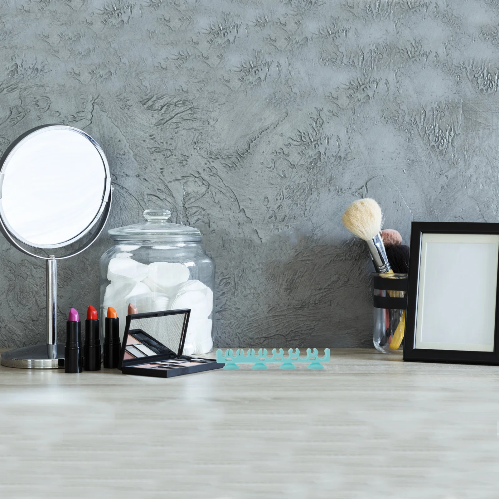 1 قطعة حامل فرشاة للمكياج رف شفط كأس جدار جبل متعدد فتحة تخزين تجفيف الرف المنظم حامل فرشاة