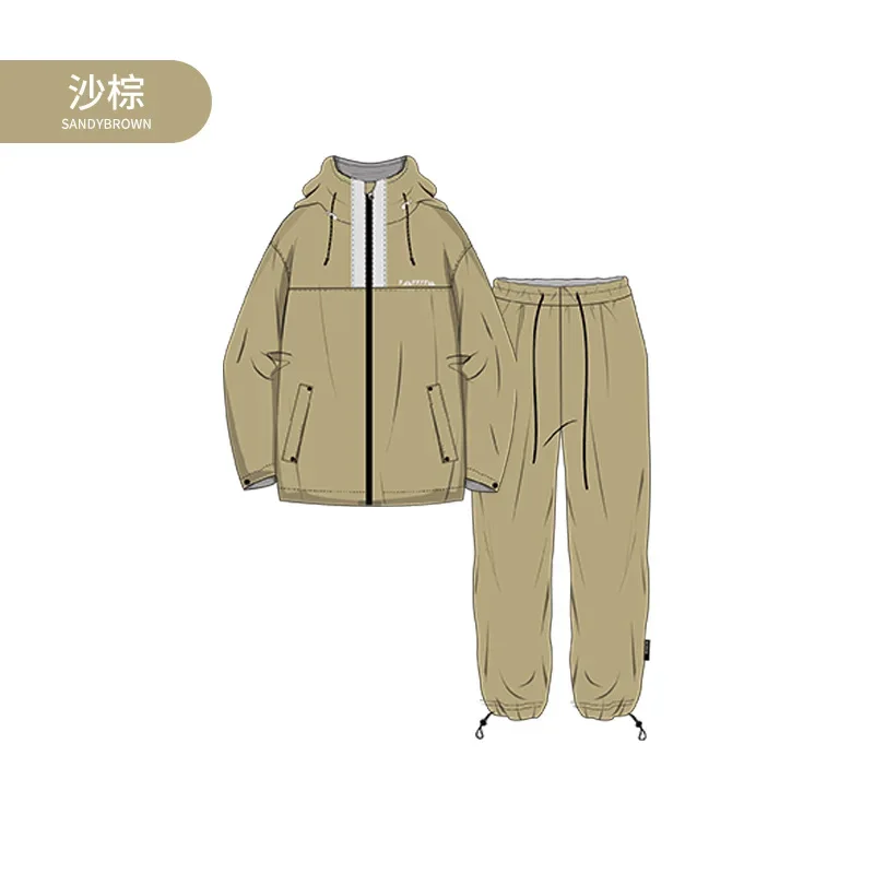 

Комплект плащи Able с разрезом, плащ для езды на мотоцикле, дождевики, мужской и женский водонепроницаемый костюм для всего тела