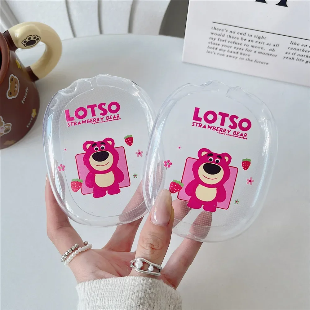 Casing Earphone Sanrio Kartun Hello Kitty Cocok untuk AirPods Max Penutup Earphone Transparan TPU Tahan Gores