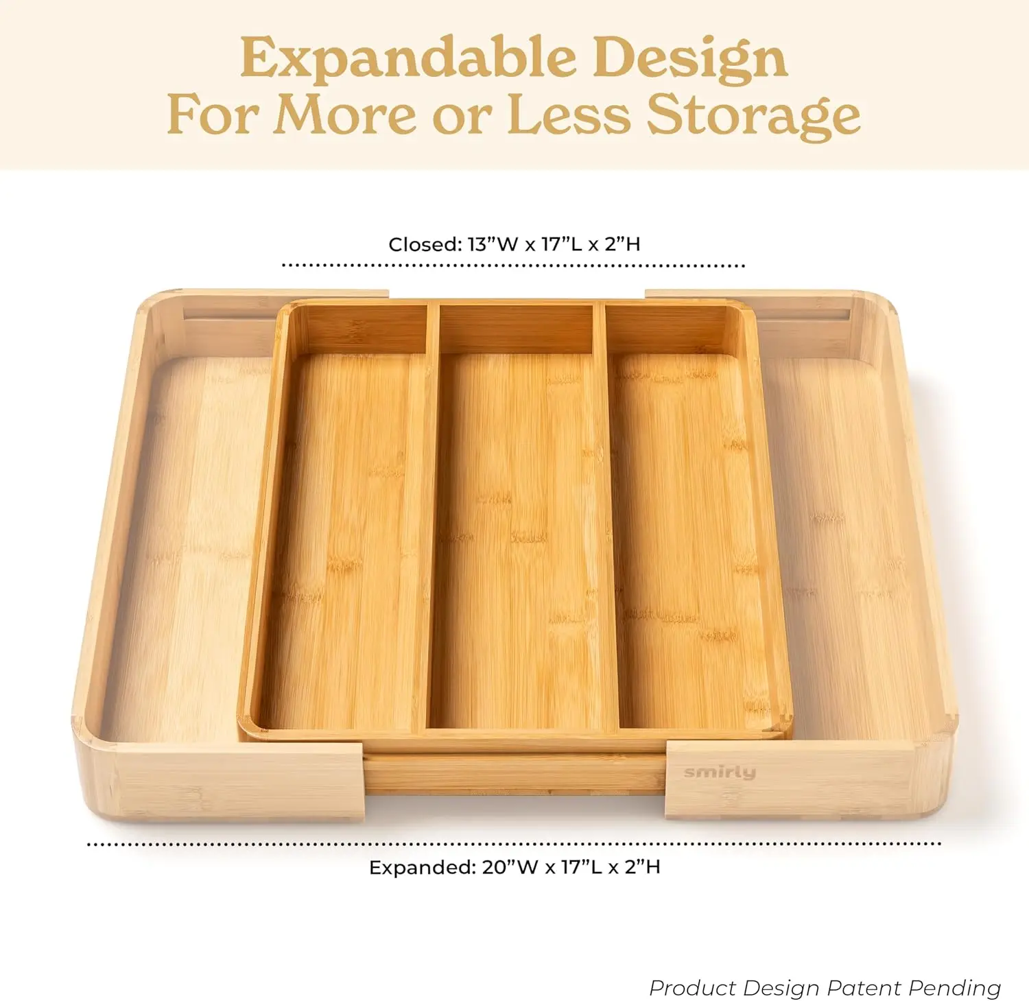 Soporte ajustable para utensilios y bandeja para cubiertos, divisores de cajones para cubiertos y utensilios de cocina