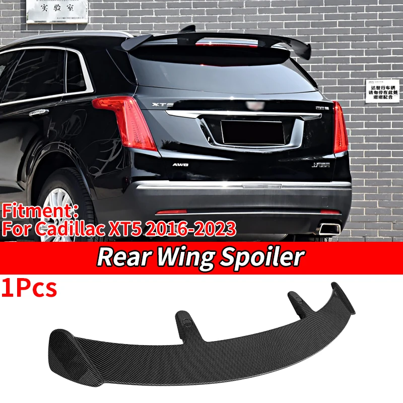 

Spoiler High Quality ABS Material Sports Style Rear Roof Spoiler Trunk Wing Body Kit Accessories For Cadillac XT5 2016-2023