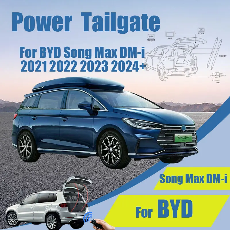 

For BYD Song Max DM-i 2021 2022 2023 2024+ Car Electric Tailgate Modified Auto Intelligent Power Trunk Automatic Lifting Door