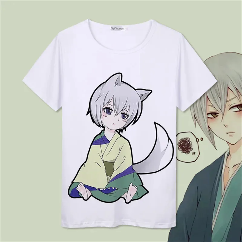 

CyKamisama Love Tomoe Lovers футболка Harajuku летняя одежда для пар Kawaii женская футболка с коротким рукавом свободные топы для косплея