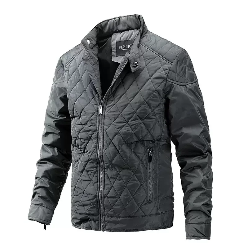 Winter New Fashion Solid Color American Retro Thickened Warm Jacket Men's Casual Loose Sport High Quality Cotton-Padded Coat