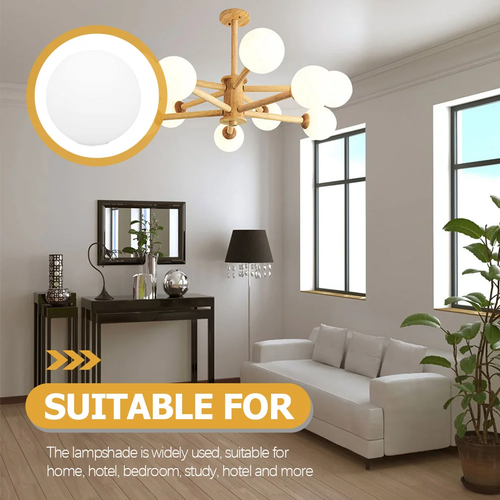 18 سنتيمتر عاكس الضوء الزجاجي خمر قلادة غطاء خفيف قوي متعدد الوظائف ل الثريا الكريستال مصباح ديكور المنزل