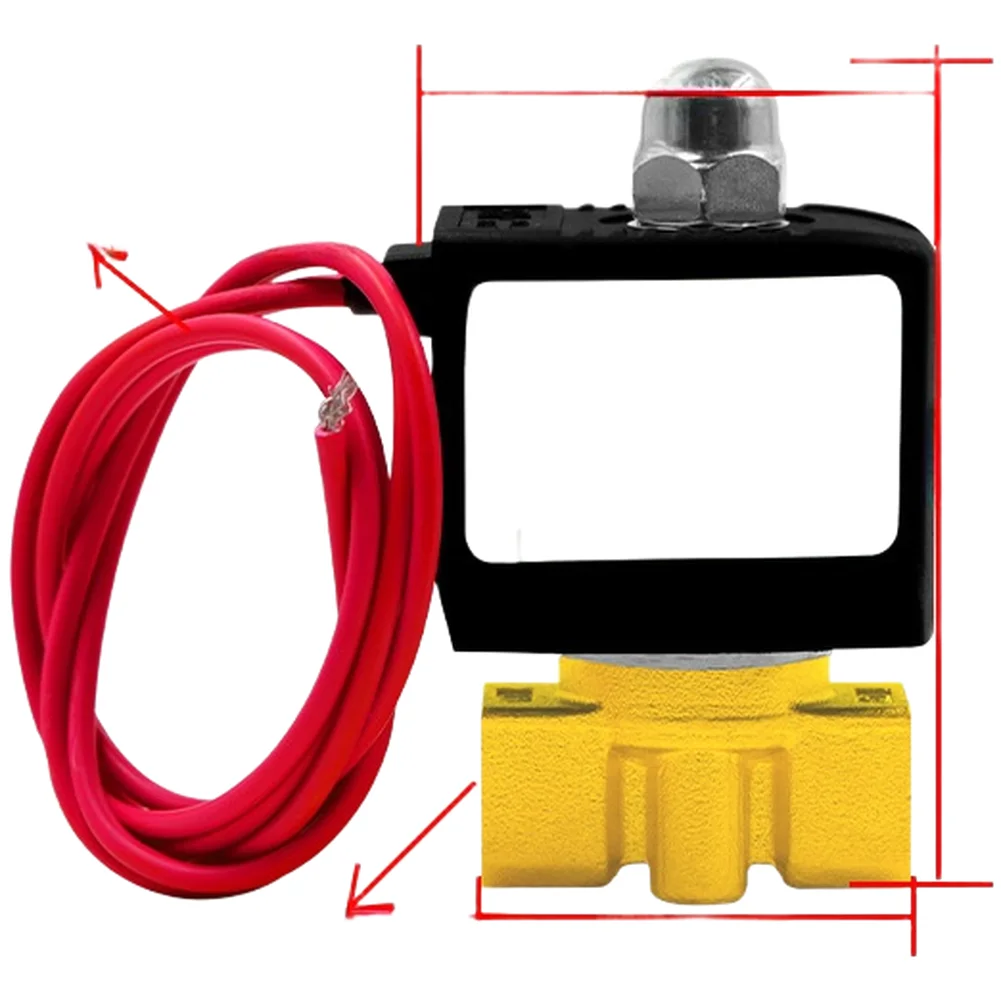 AC220V Oil Burner Solenoid Valve Leakproof Brass Body G14 Interface with IP65 Coil Suitable for Burner Systems
