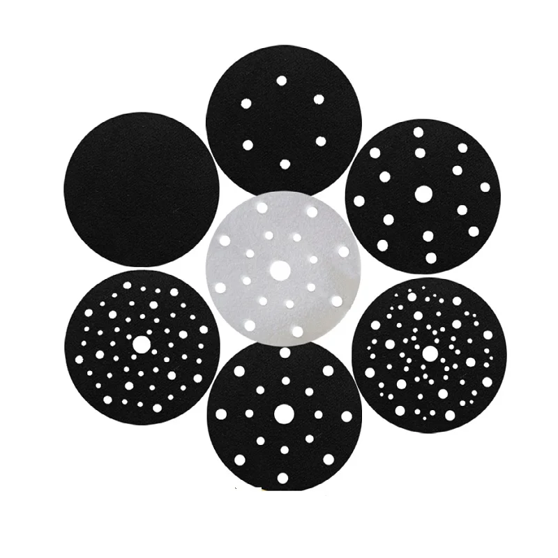 6 Inch(150mm) Ultra-thin Surface Protection Interface Pad for Sanding Pads and Hook&Loop Sanding Discs Thin Sponge
