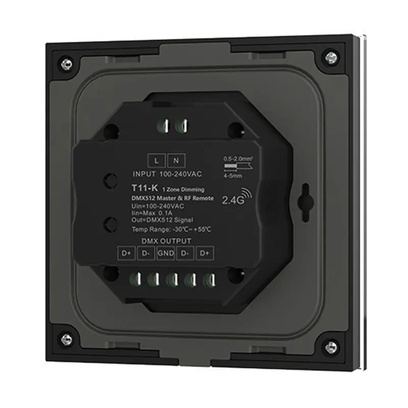 Rotary Panel Dimming Wall Switch For Dual Color, CCT LED Strip Control