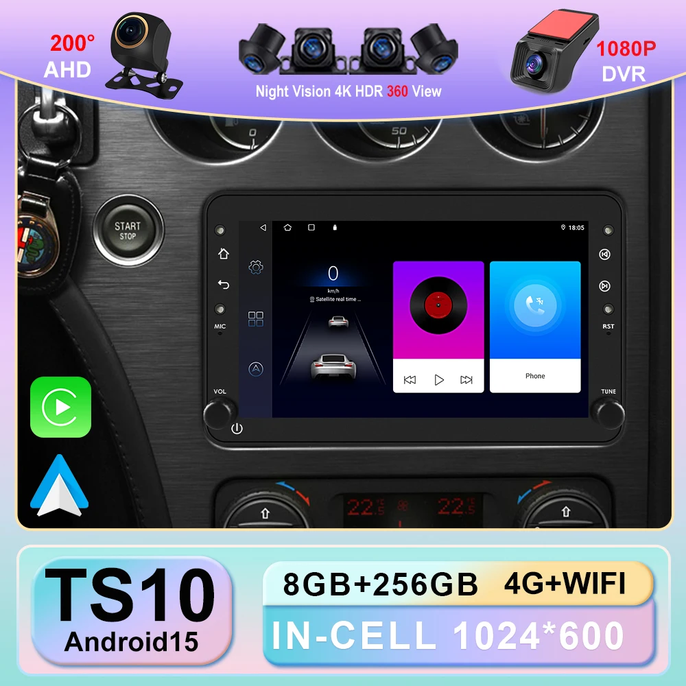 Android de 7 pulgadas para Alfa Romeo 159 Brera Spider Sportwagon Carplay Android Auto Radio GPS reproductor de vídeo Multimedia NO 2din DVD WIFI