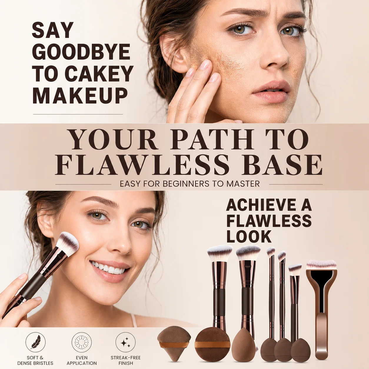 12-Piece Makeup Brush Set With - đánh giá và giá Group Head Brush