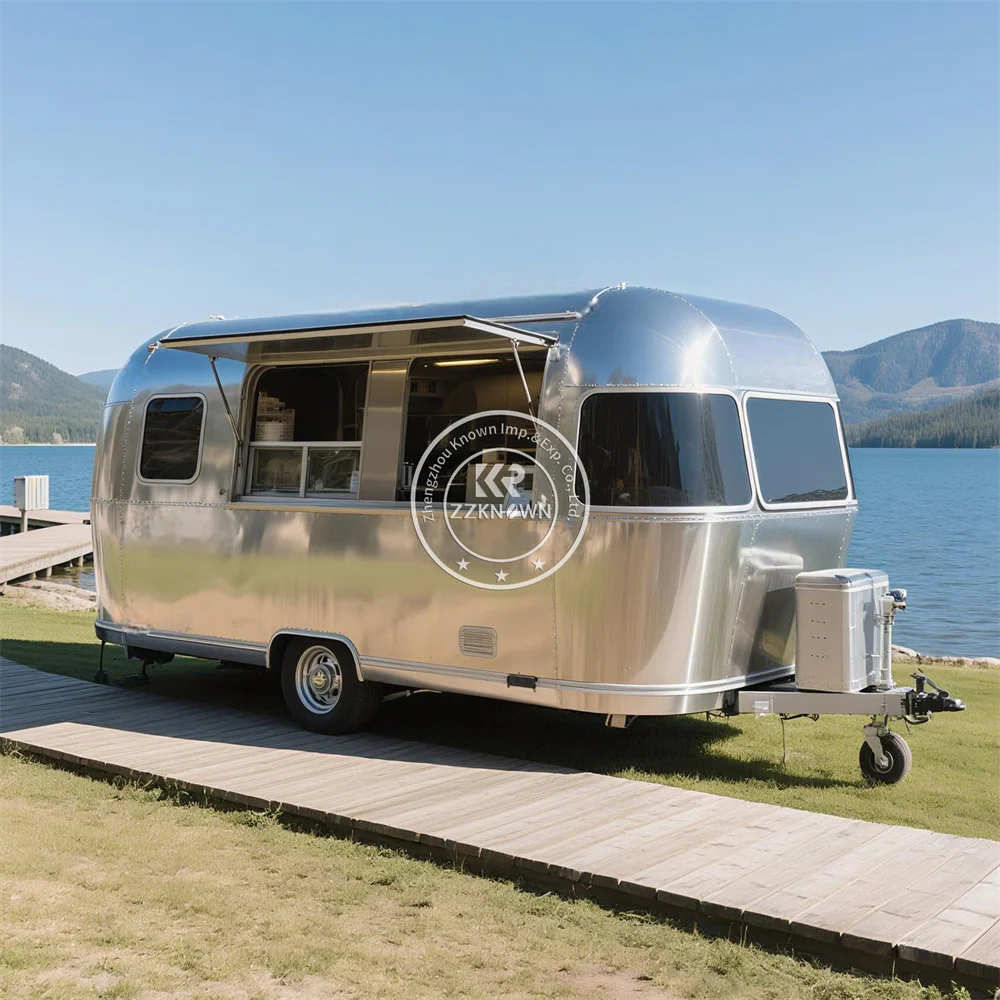 

USA Approved Mobile Pizza Cake Ice Cream Snack Coffee Trailer Food Truck Bakery Catering Food Truck With Full Kitchen