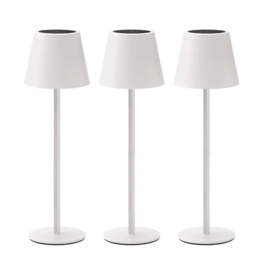 Cordless Table Lamp Portable Battery Operated Lamp with Color Temps and Stepless Dimming Rechargeable Table Lamp for Dinner Des