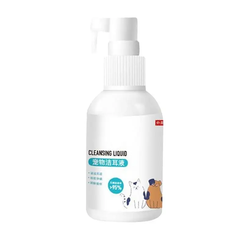 Ear Cleaner For Dogs Cat Ear Cleaner Dog Ear Wash Ear Flush Dog Ear Cleanser Safe & Gentle Ear Cleaner Solution Ear Wax Remover