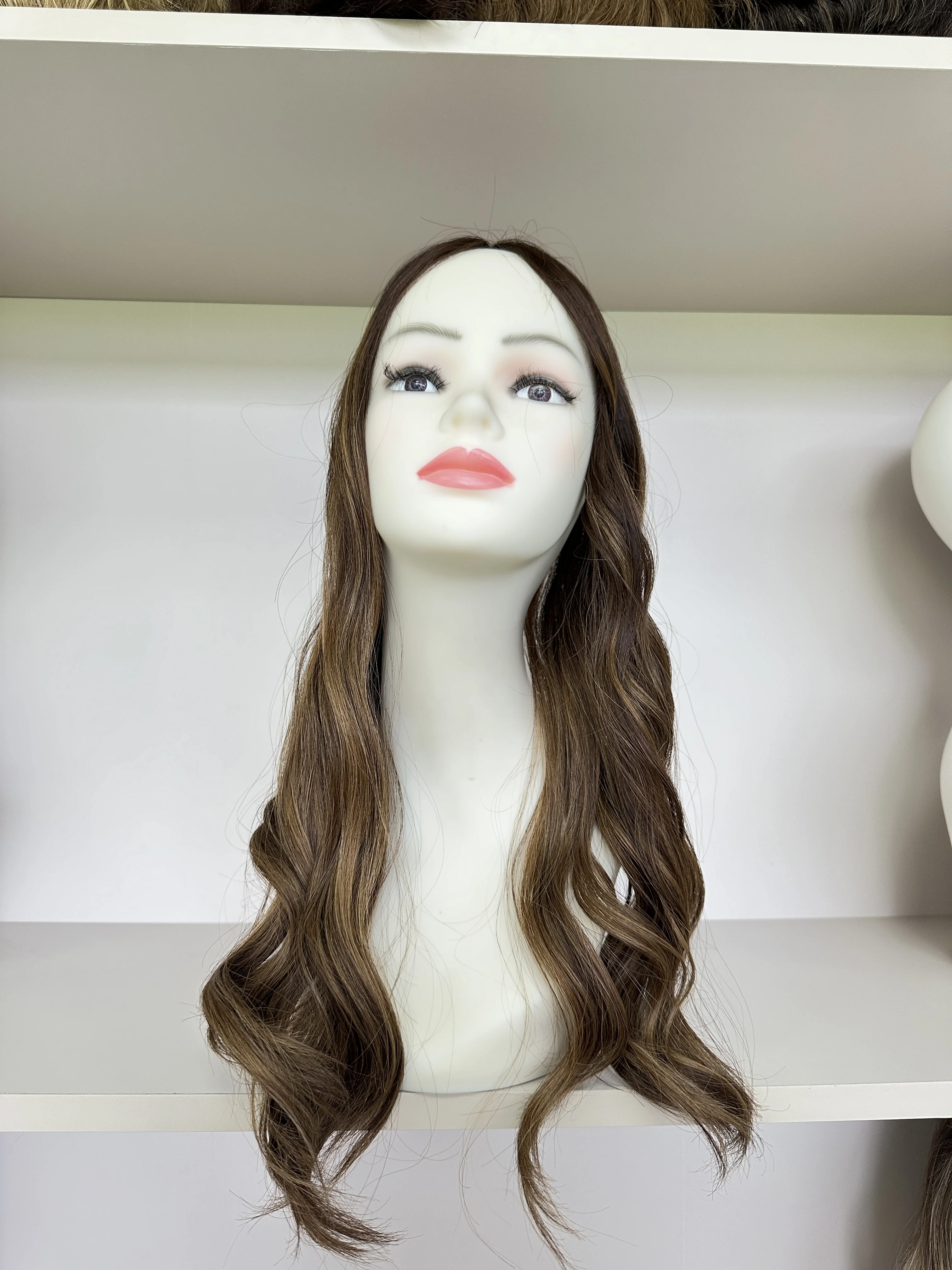 Peruca de seda para mulheres, perucas kosher, cabelo europeu, cor natural, cabelo humano tsingtaowigs, peruca judaica, top de renda, frete grátis