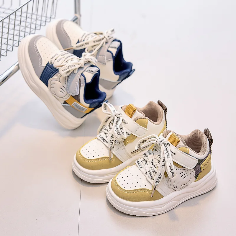 2026 New Spring and Autumn Children's Sneakers Sole Non-slip Fashion Design Breathable Casual Shoes for Boys Girls Toddler Shoes