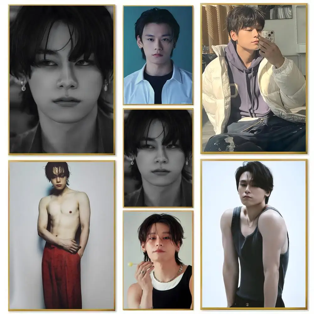 Actor Cha Woo Min Poster Paper Print Home Living Room Bedroom Entrance Bar Cafe Art Painting Decoration