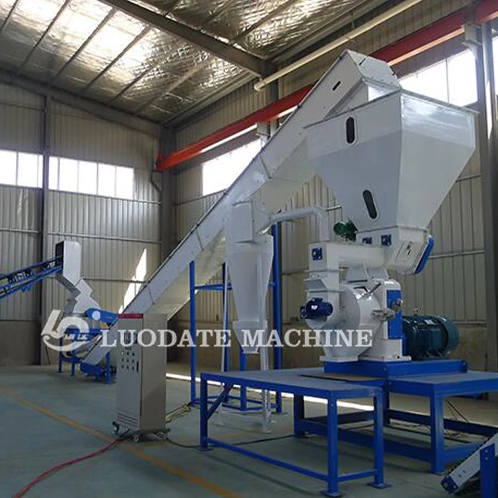 Affordable Wood Pellet Machine Complete Pelletizing Plant Large-Scale Pellet Maker