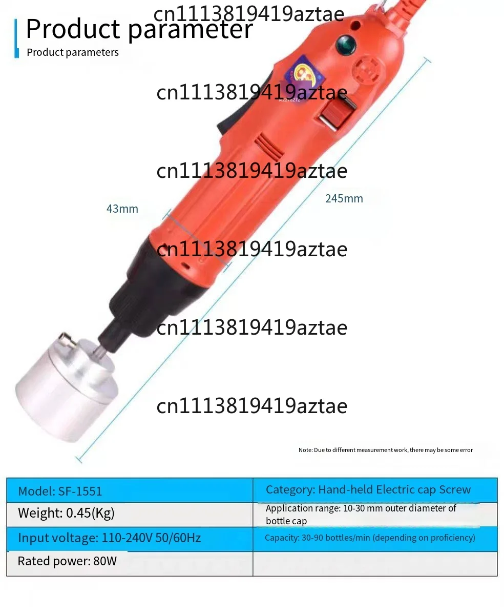 Manual Capping Machine Close Bottle Sealing Machine Bottle Capping Machine/Handheld Capping Machine