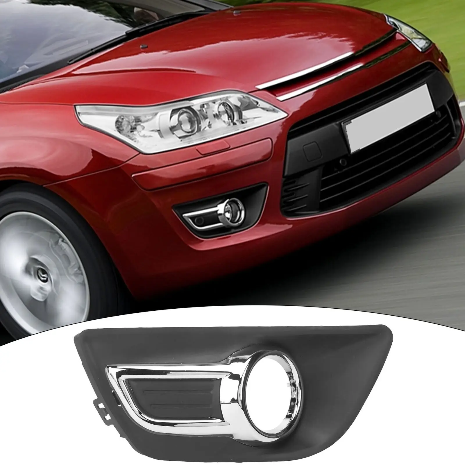 

Car Front Fog Lamp Front Bumper Fog Lamp Frame Cover For Citroen C4 Sega Triumph OEM 742250