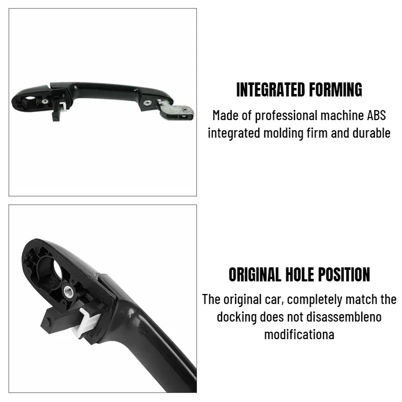 Car Front Rear Left Right Exterior Door Handles 83660-1E000 83650-1E000 For Hyundai Accent 2006 2007 2008 2009 2010 2011