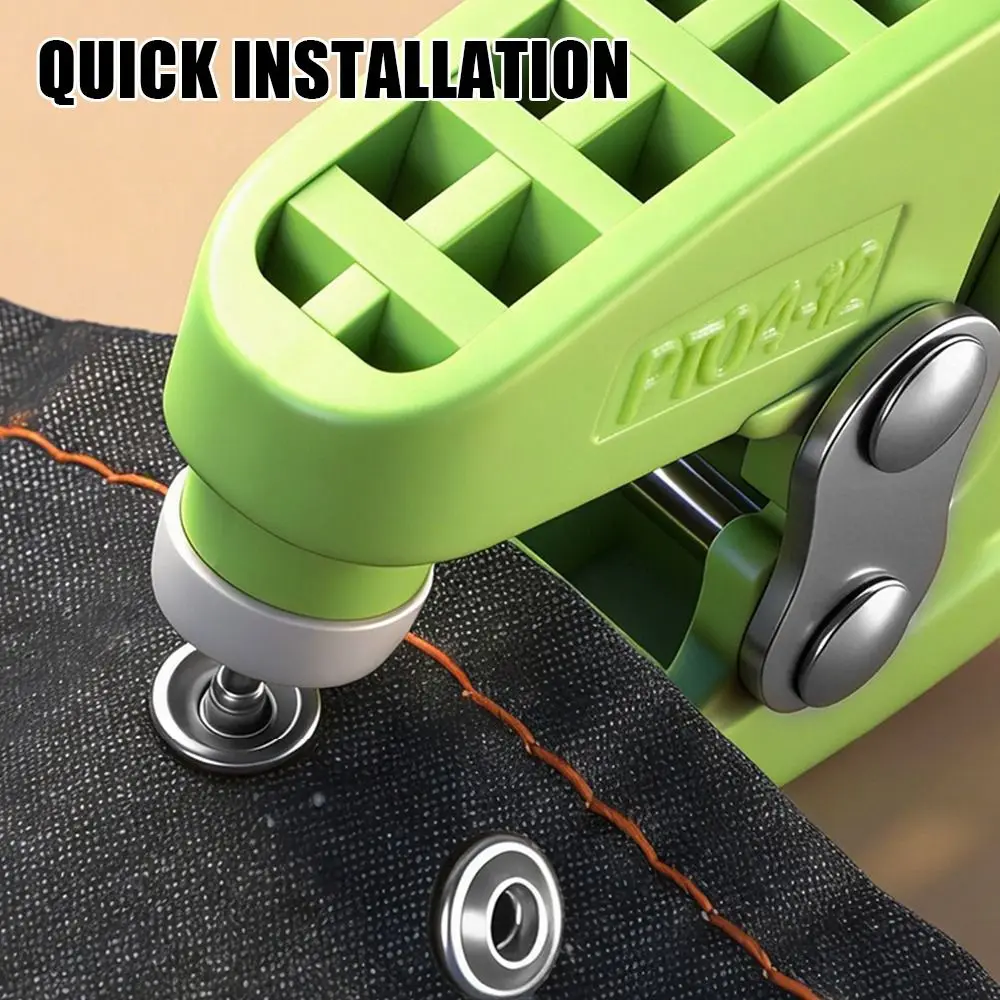 No-Sew 5 Claw Snap Pliers Thickened Nylon Invisible Snap Fastener Pliers Effort-Saving Hole Punch Special Snap Pliers