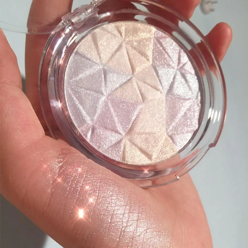 Resaltadores faciales brillantes a prueba de agua, iluminador de brillo, paleta nacarada, Cosméticos de maquillaje