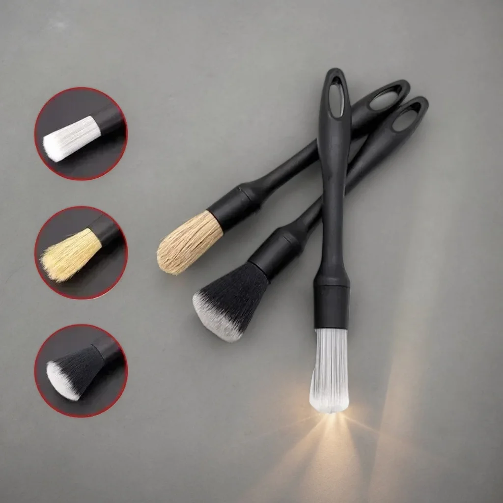 

Набор щеток для чистки вентиляционных отверстий автомобиля из 3 предметов - щелевая пылесос для вентиляционных отверстий переменного тока, набор инструментов для мытья салона