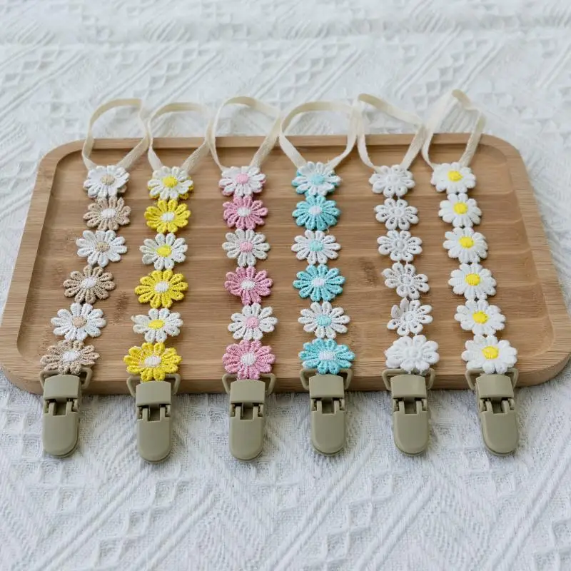 

Baby Pacifier Anti Drop Chain Daisy Gum Anti Loss Hanging Rope Baby Grinding Rod Anti Drop Chain