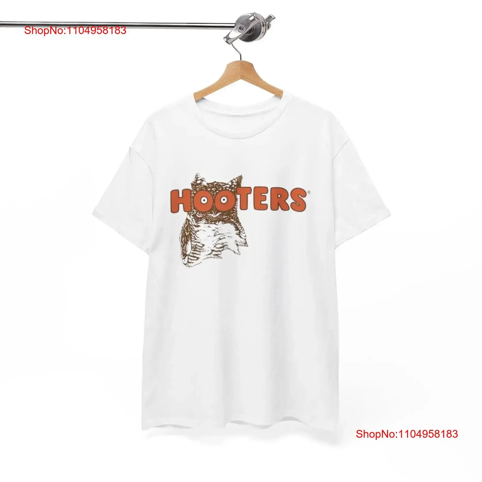 

Hooters T Shirt Vintage Bar Logo Retro Heavy Cotton vintage Washed Stretched streetwear Unisex Comfortable Soft