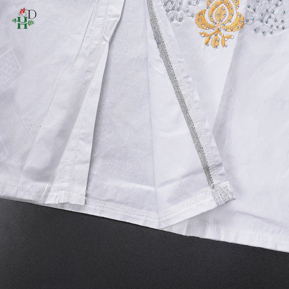 H&D African Dresses For Woman Plus Size Kaftan Dress Embroidery Bazin Riche Wedding Party Djellaba Church Gown Turkey Dress 2026