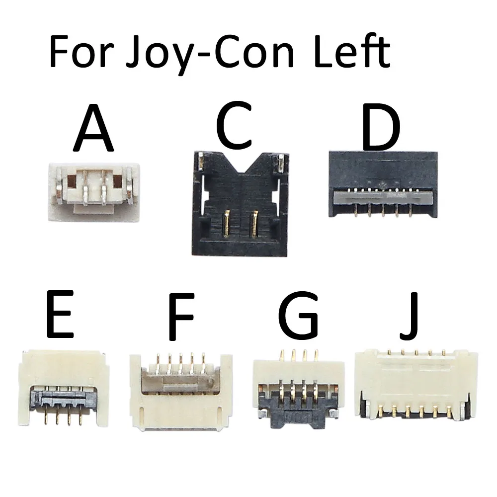 Replacement Parts FPC Connector Joy-Con PCB Board Flex Cable Connector Joy Con Socket Clip Spare Parts For Nintendo Switch NS