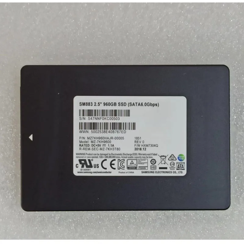 الأصلي SM883 1.92 تيرا بايت 960 جيجا بايت 480 جيجا SATA Enterprise SSD متين للغاية مناسب لهاتف سامسونج #2