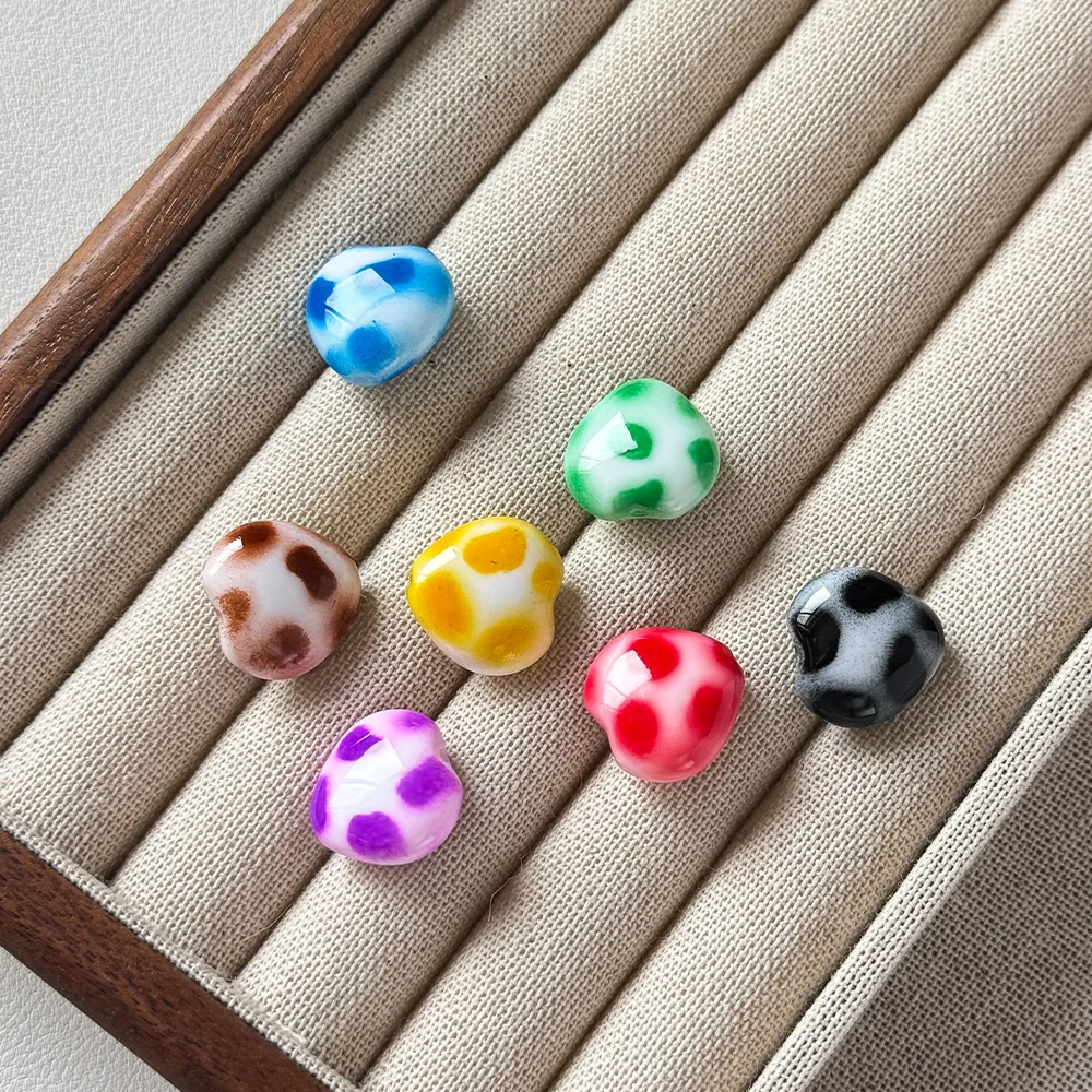

Cordial Design 300Pcs 15*16MM DIY Fancy Beads/Marble Effect/Hand Made/Heart Shape/Jewelry Findings & Components/Acrylic #19136