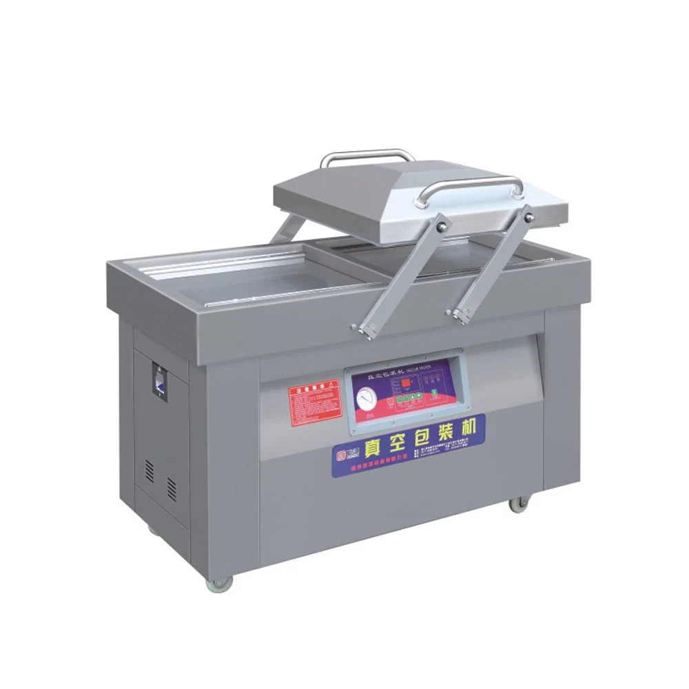 Double cavity, vacuum price tea packaging machine