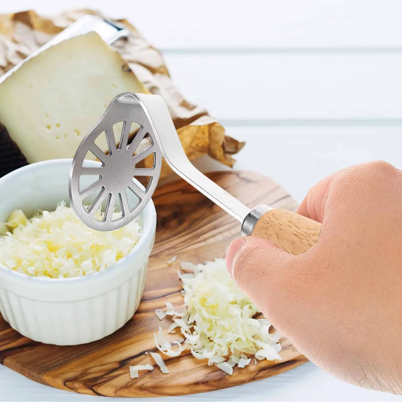 

Potato Masher Stainless Steel Thickened Manual Food Masher Ergonomic Handle For Mashed Potatoes Vegetables Baby Food