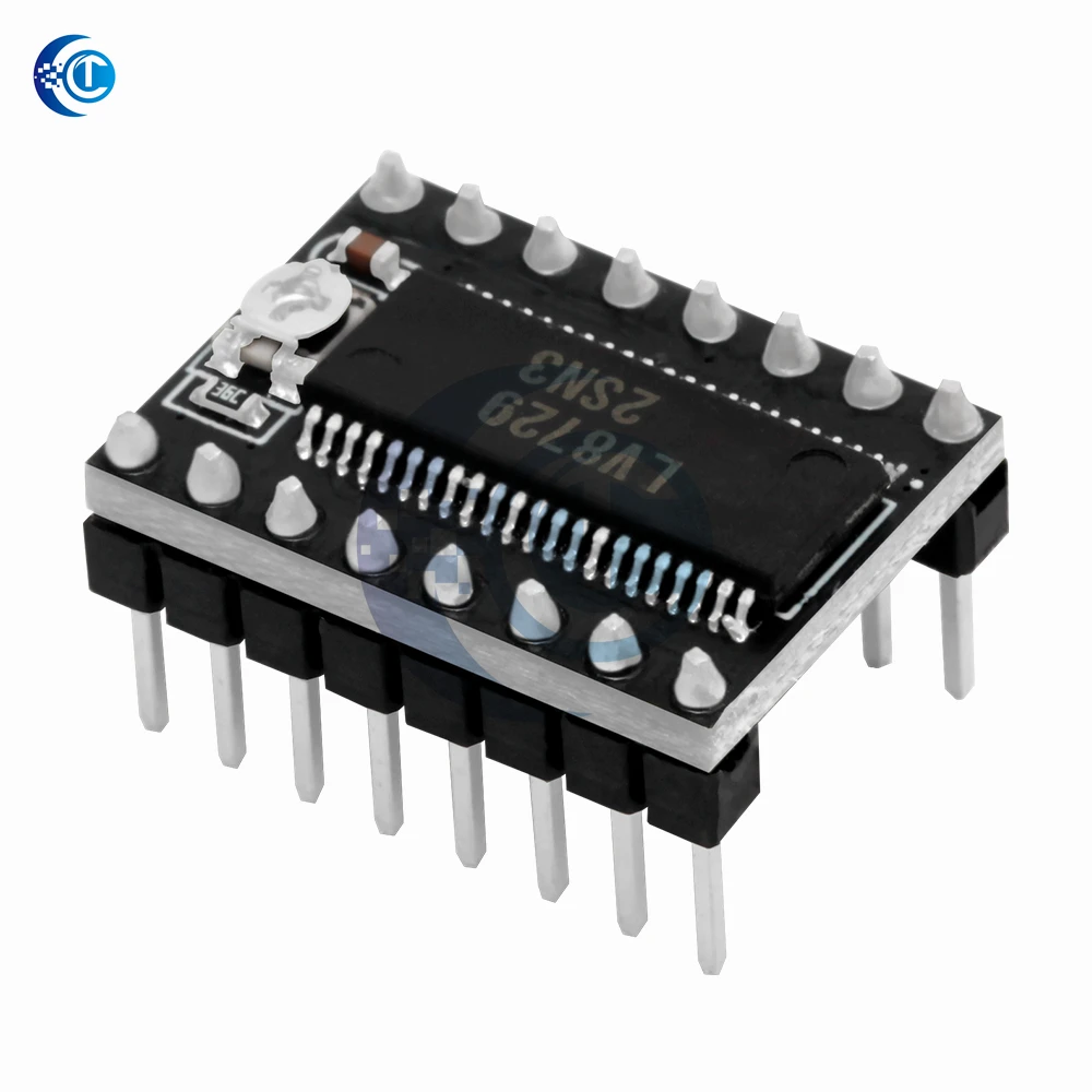 Acessórios da placa-mãe da impressora 3D LV8729 Driver de motor de passo 128 Módulo de alta segmentação Enviar dissipador de calor