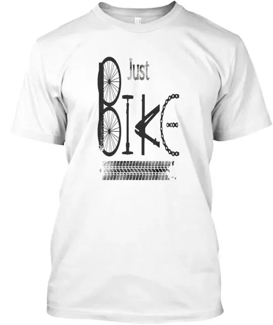 

Футболка с мотивационными цитатами Just Bike, размеры от S до 5XL
