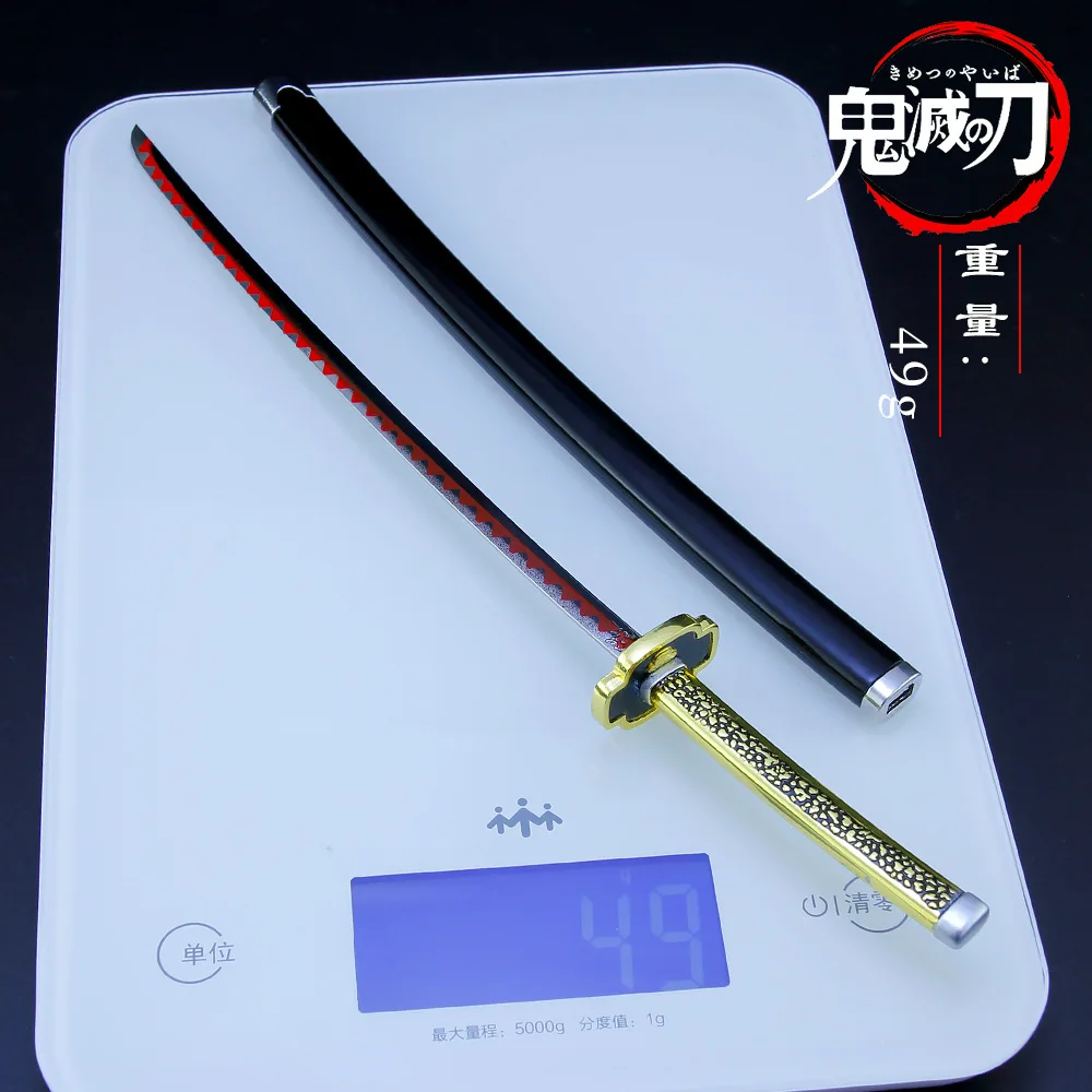 25Cm Demon Slayer Mini Zwaarden Tanjirou Zenitsu Katana Zwaarden Killer Devils Real Steel Japanse Anime Cosplay Prop Speelgoed Geschenken