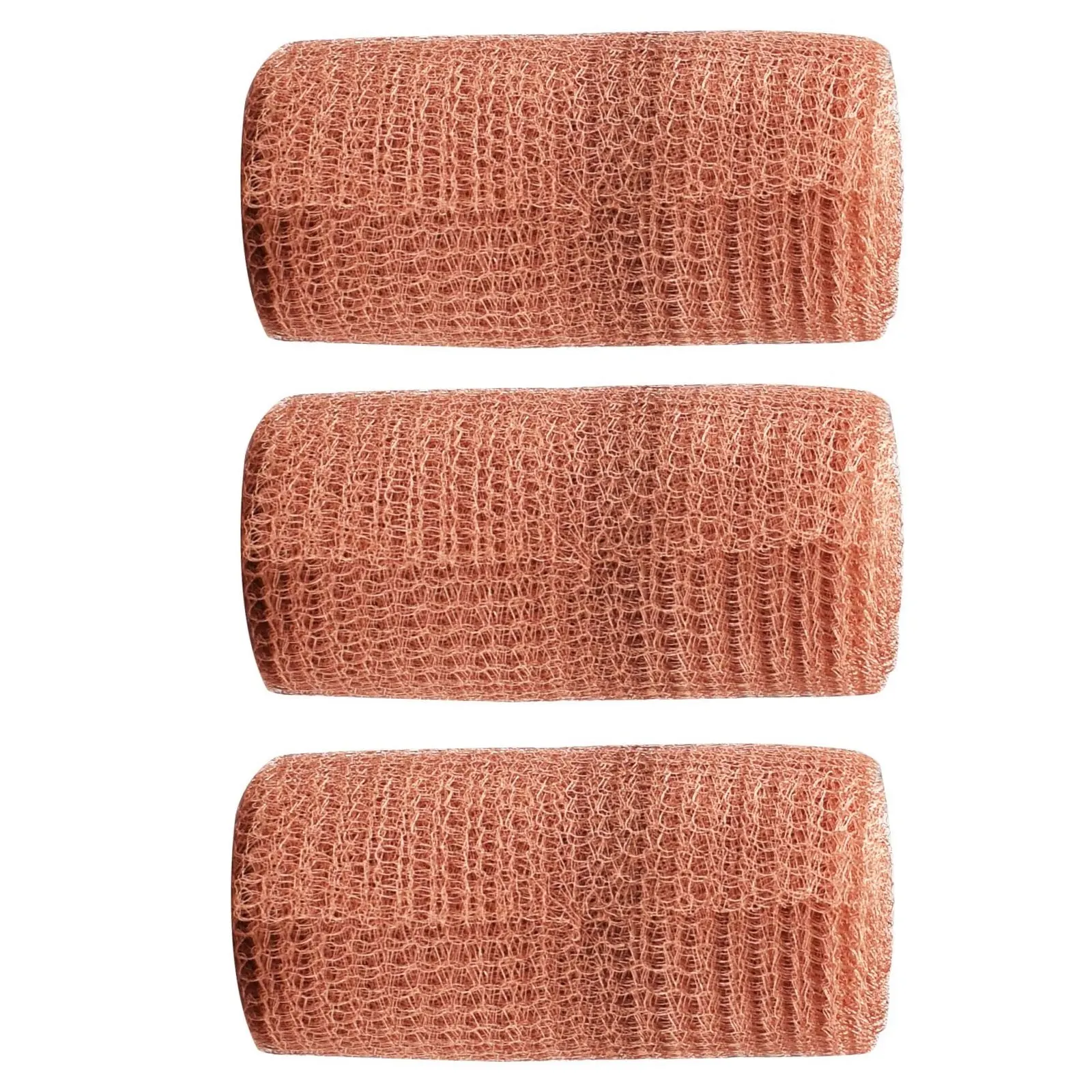 

3Pcs Copper Mesh Flexible Copper Wire Mesh Roll Slug and Snail Proof Copper Wire Mesh 3 Meter DIY Multipurpose Copper Knitted