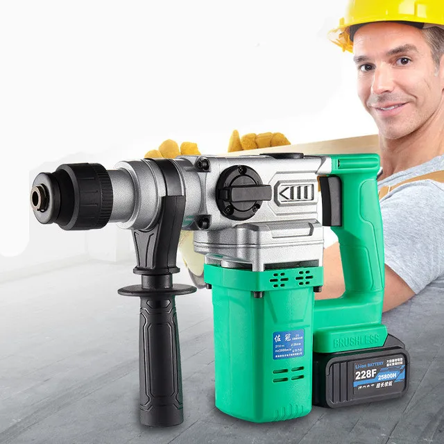 Professional Design Multi-function Hex Jack Demolition Rotari Electric Hammer Drill Concrete Breakers Quick Chuck 55*35*15cm