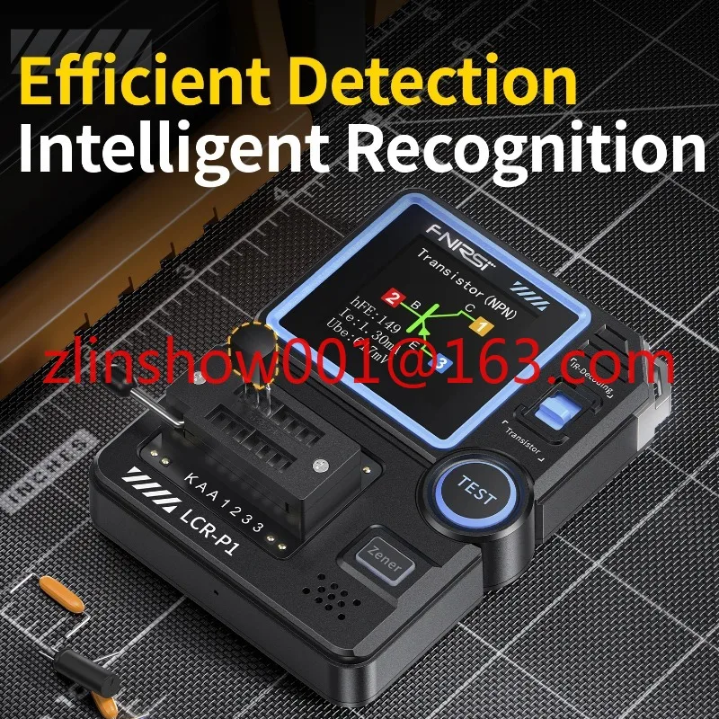 

Transistor Capacitor Tester Anti-burn Voltage Regulator Zener Diode Triode SMD LCR ESR NPN PNP MOSFET Meter Data Export