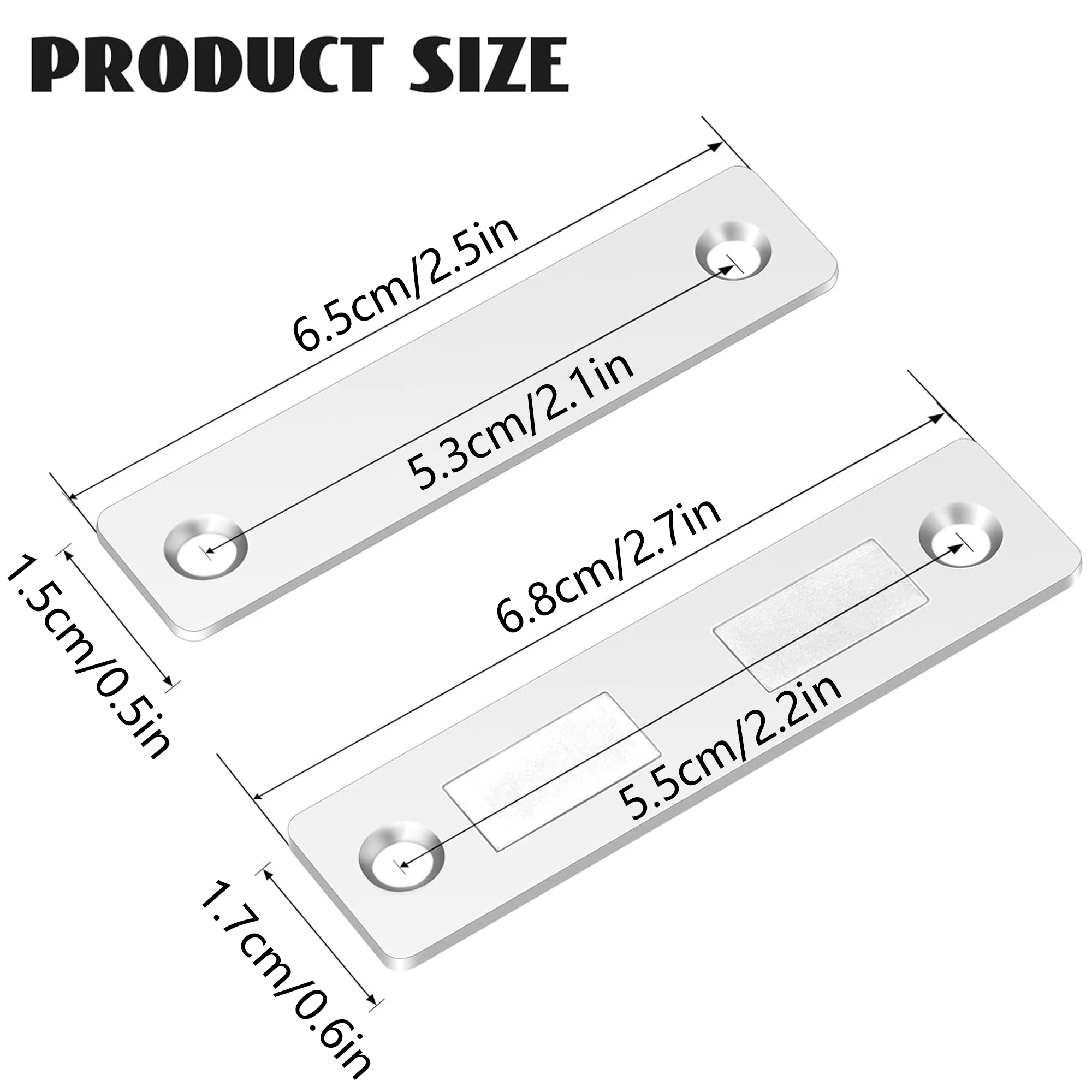 Cabinet Drawer Magnets, Wardrobe Magnetic Cabinet Door Magnets, Ultra-Thin Invisible Door Magnets, Suitable for Wardrobes