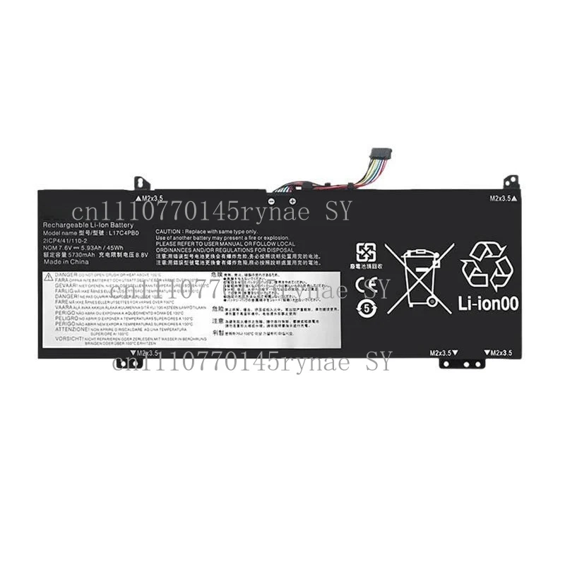

L17C4PB0 Battery For Lenovo Yoga Flex XiaoXin Air IdeaPad 530-14IKB 6-14ARR 14IKBR 14IWL 15IKBR 15ARR 15IWL 530S-14ARR