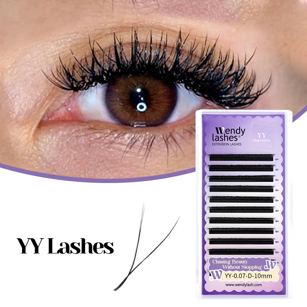 Wendy Lashes 2D YY Shape Наращивание ресниц - Объемные и естественные — фото товара
