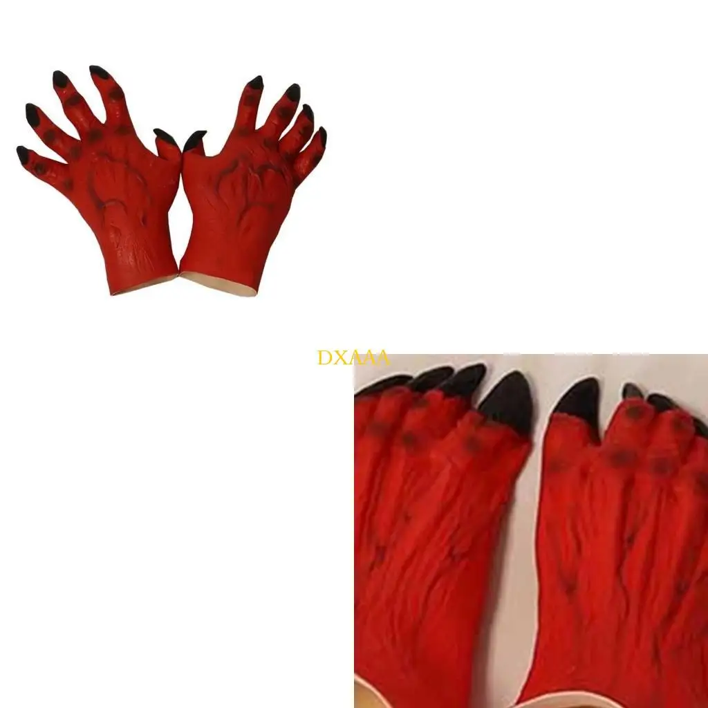

DXAA Funny Lobster Claws Gloves Halloween Cosplays Party Hands Dress up Props