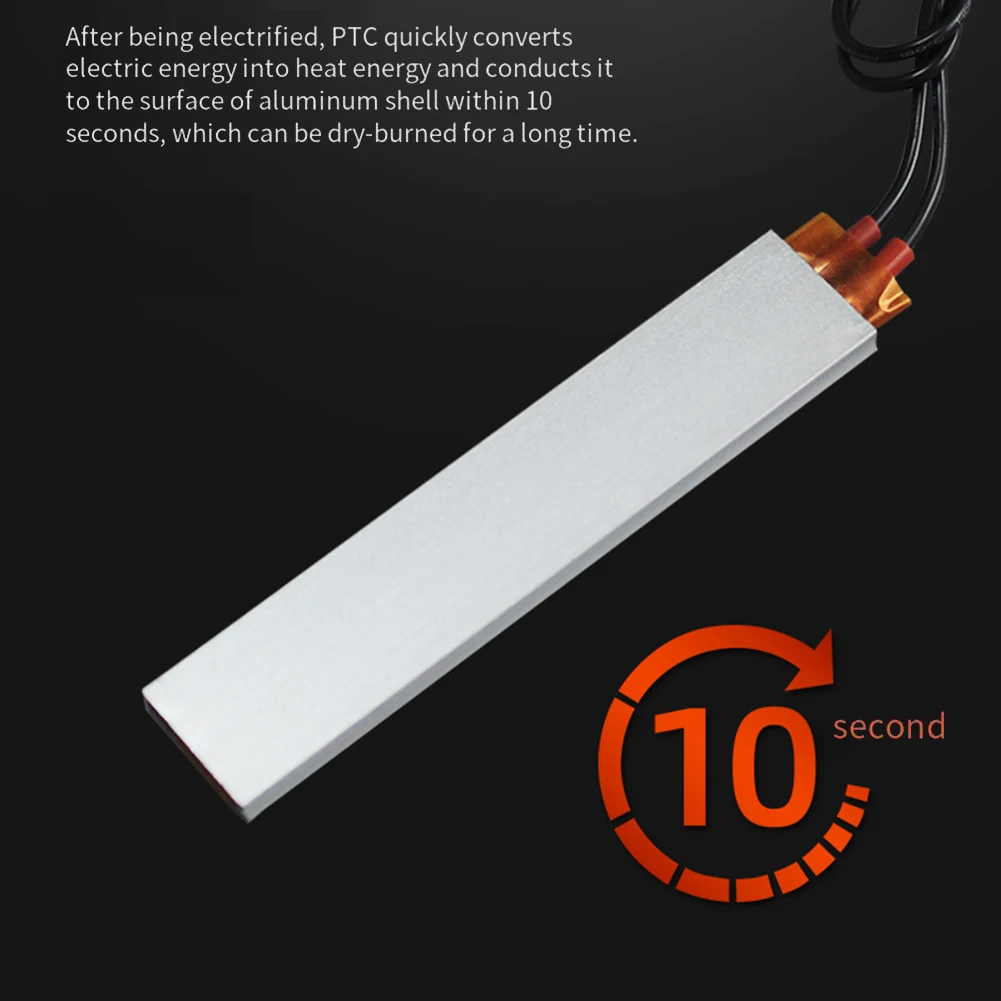 100x21x5 مللي متر PTC سخان عنصر 220 فولت ترموستاتي PTC سخان كهربائي لوحة 60-270 درجة مئوية PTC عنصر التدفئة